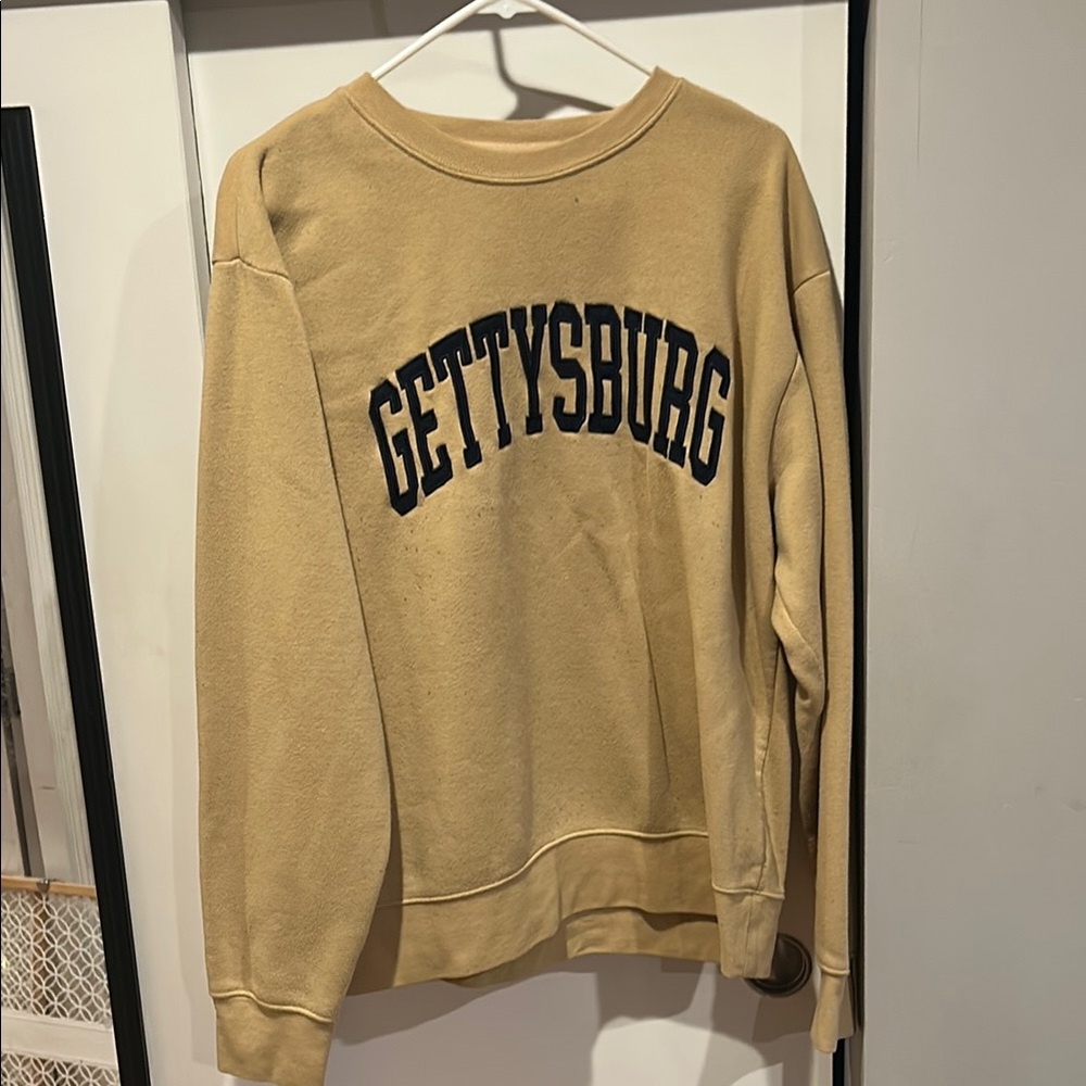 Gettysburg Tan Crew Neck Sweater